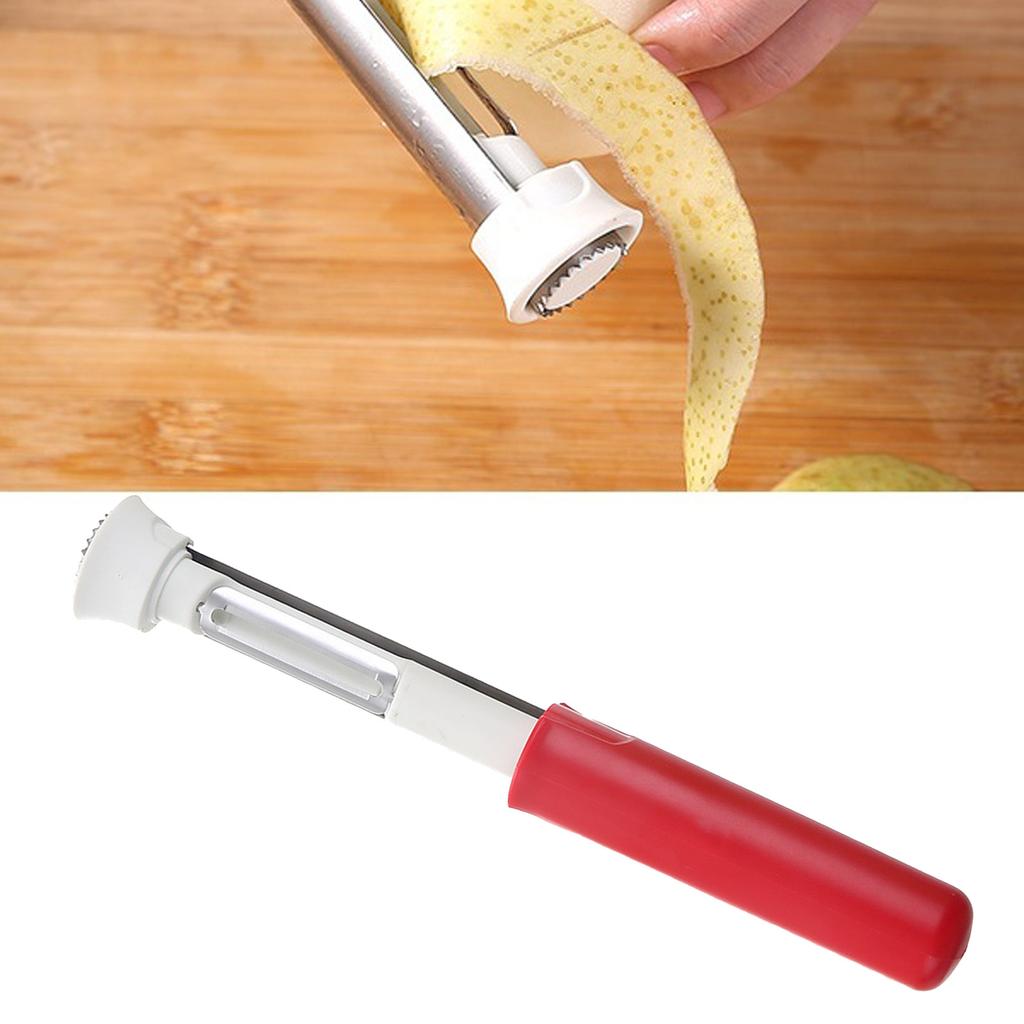 Fruit Peeler Seeder 2 In 1 Multi Function Portable Stainless Steel Pear Corer Kitchen Tool