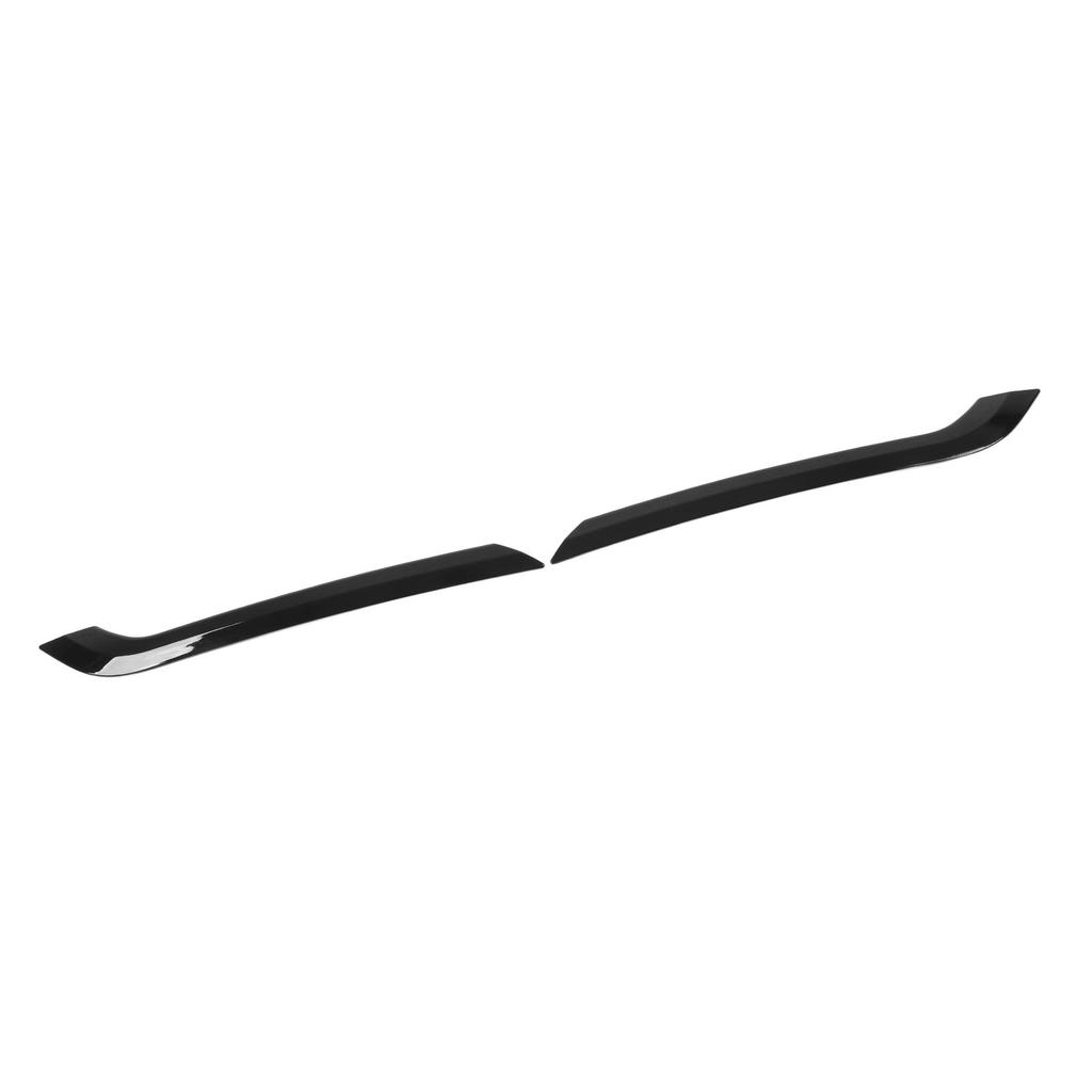 2Pcs Rear Fog Light Trim Cover Left and Right Trim Strip Replacement for Tesla Model Y 2020 To 2023 Varnish Black