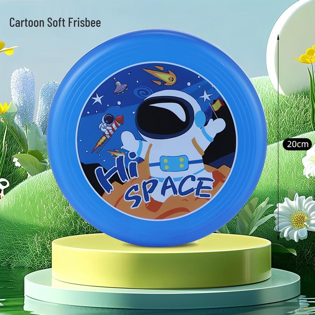 Kids' Soft Frisbee: Outdoor Hand-Thrown Flying Disc for Boys and Girls, Perfect for Beach Play and Parent-Child Bonding.
