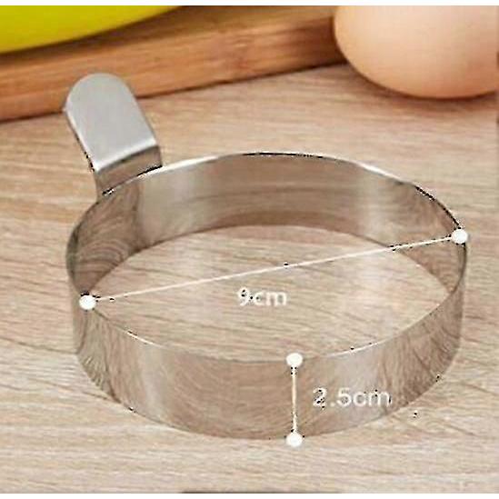 Stainless Steel Non-Stick Egg Frying Rings - Perfect for British Breakfasts