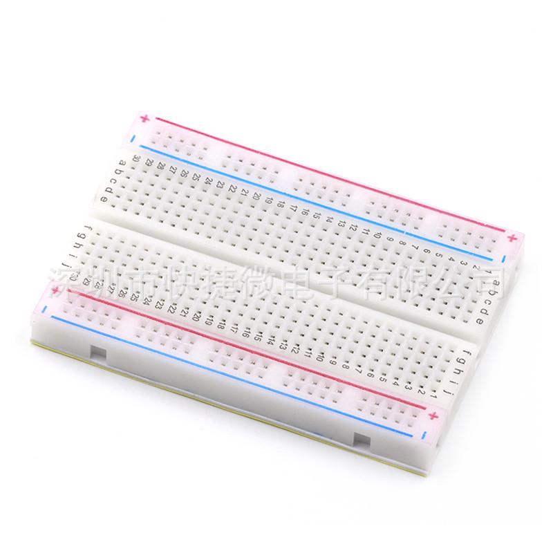 High-Quality 400-Hole Breadboard with Dimensions 8.5cm X 5.5cm