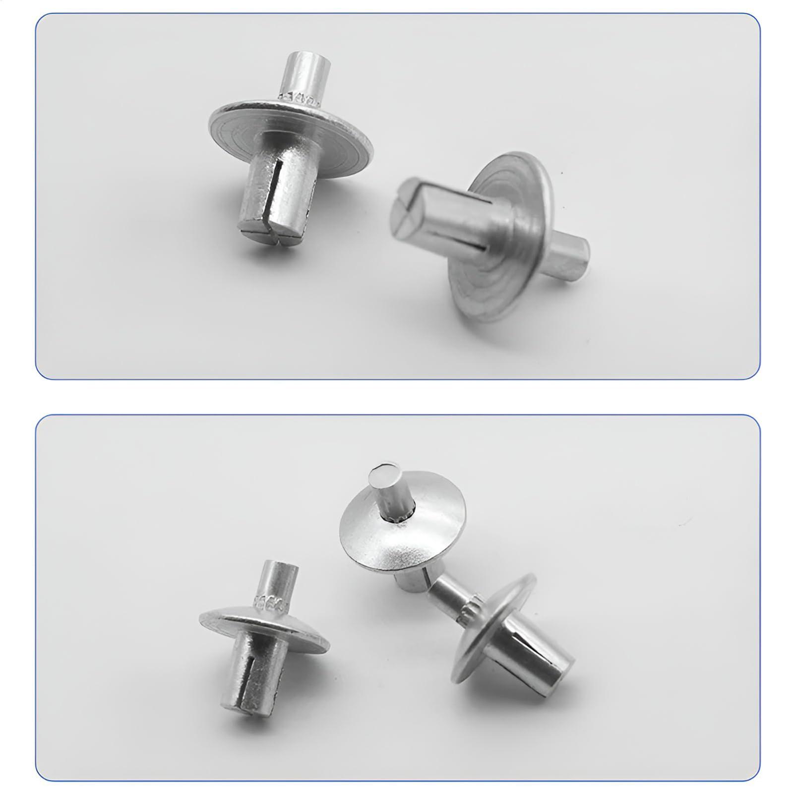 50/100pcs Hammer Drive Rivets Expansion Round Head Aluminum Nail Stainless Steel Stick Expansion Nail Expansion Rivets 50pcs