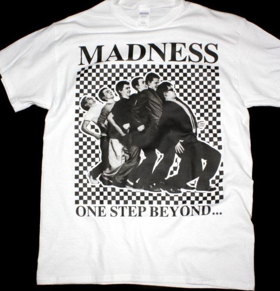 MADNESS ONE STEP BEYOND БЕЛАЯ ФУТБОЛКА Унисекс Футболка S