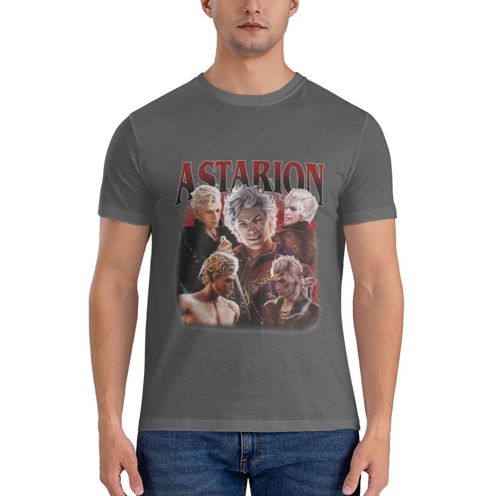Vintage Astarion Baldurs Gate 3 Delicaat T-shirt Zoet Meisje Meisjesachtig Gevoel Eenvoudige Prints Shirt