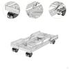 Desktop CPU Rolling Stand Computer Cart Hollow Design Practical Mainframe Bracket