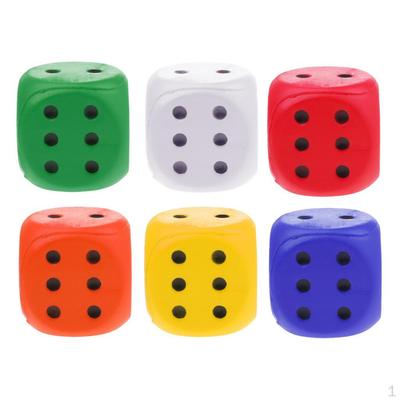 Schwammschaum-D6-Spiel zum Unterrichten von Lernspielzeug