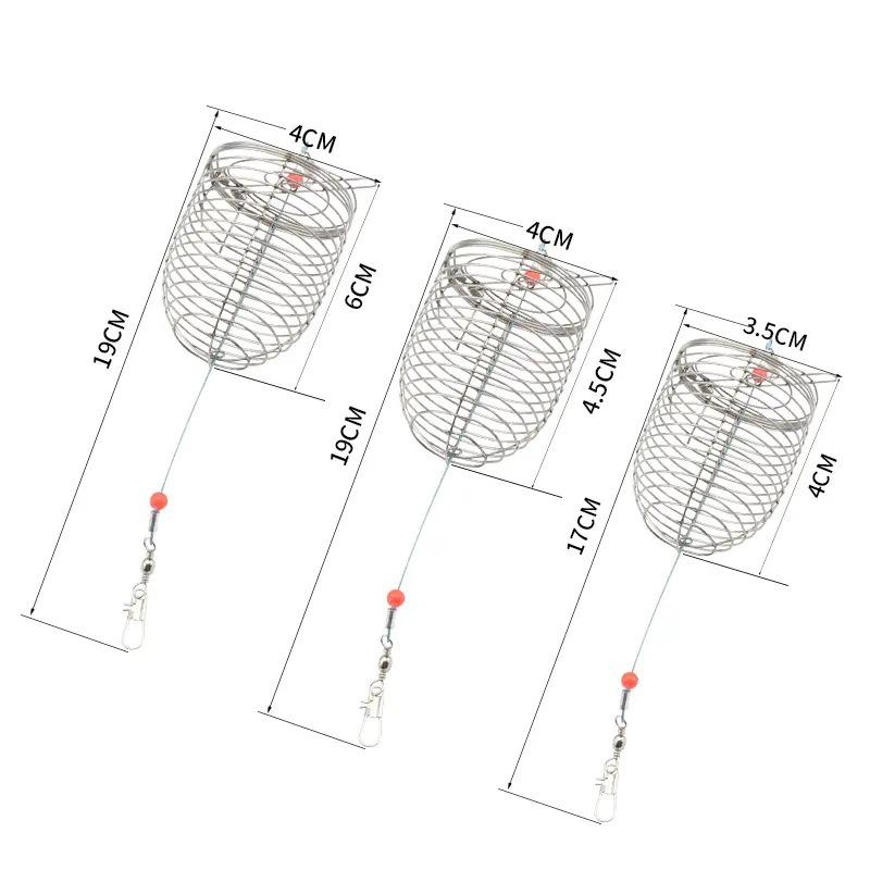 

Автоматическая тонущая кормушка-клетка из нержавеющей стали с фиксированной точкой Medium Stainless Steel Feeder - 3 pcs