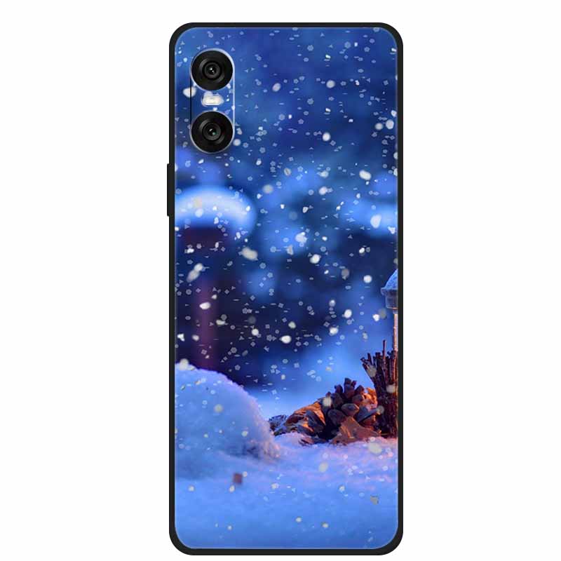 Christmas Phone Cases For Sony Xperia 10 VI 5G Case Soft TPU Silicone Santa Santa Claus Cover For Xperia 10VI Cover Bumper Funda