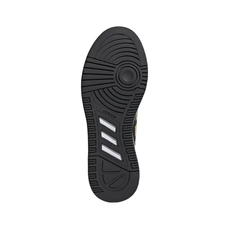 Adidas Lite Baller Comfortable Non-Slip Durable Low-Top Skate Shoes Unisex Sneakers Black Gold JR5235