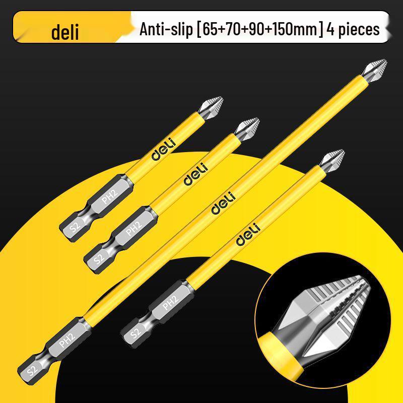 Strong Magnetic Phillips Drill Bits Set - Non-slip & Impact Resistant for Electric Screwdrivers