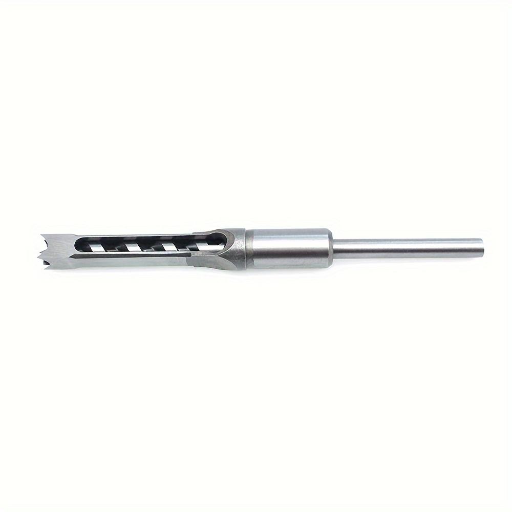 Woodworking Square Hole Drill Bits 6-30mm Manual DIY Wood Square Hole Opener Bearing Steel Wood Tenon Chiseling Square Hole Drill
