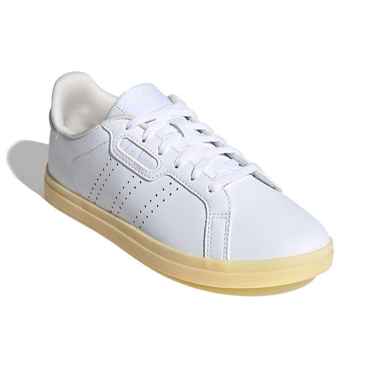 Adidas Neo Courtpoint Cl Low Top Sneakers Women Sneakers White Yellow FW7387