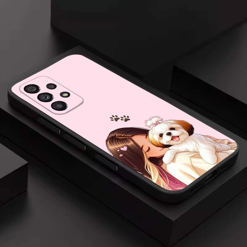

Shih Tzu Painting Animal Cute For Samsung S 26,25,24,23,22,30,21,10,9,Ultra,Plus,Lite,FE,4,5G Black Soft Case Phone Case SamsungS30ULTRA5G