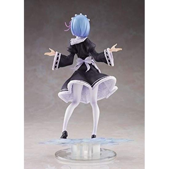 Taito ReZero Winter Maid Rem Colorful Anime PVC Figure Artist Masterpiece Height 20.32 Cm