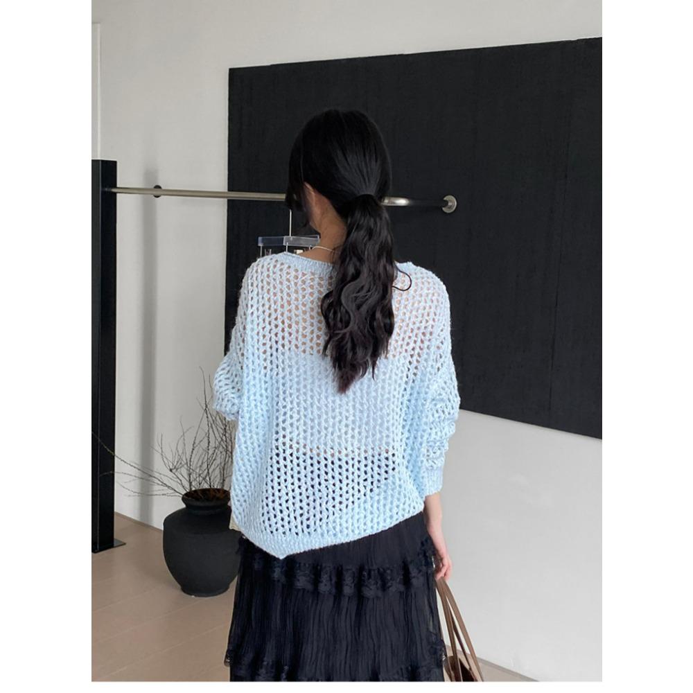 Dimanaf 2025 Sweaters Autumn Pullover Women Solid O-Neck Sweaters Knitting Loose Yellow Sweater