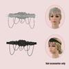 Gatsby Great The Flapper Headband Retro Rhinestone Tassel Bride Accessories Hair