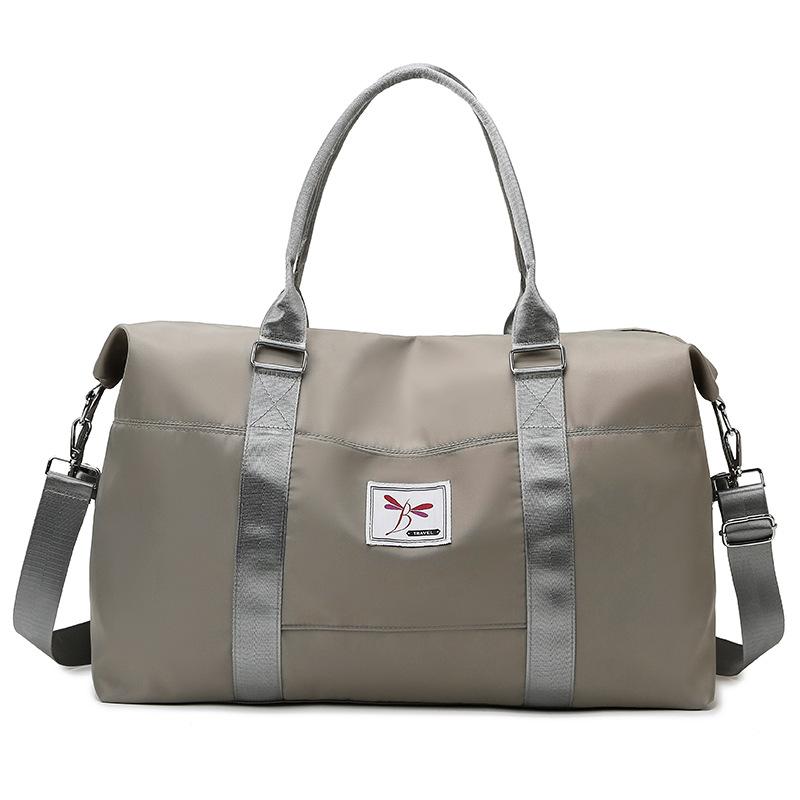 Summer new large-capacity with independent shoe compartment fitness bag anti-splashing water short business trip handbag