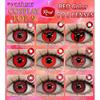 1 Paar Rote Cosplay Kontaktlinsen für Augen Halloween Augen Make-up Linse Verrückte Cosplay Party Accessoires