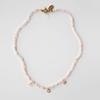 MERRYMOTIVE Shiny Peach Crystal Necklace
