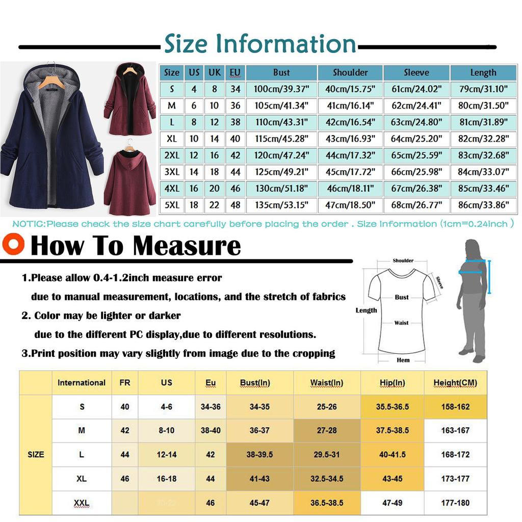 Women's Fashion Autumn/Winter Hooded Reversible Fleece Sweatshirt Jacket