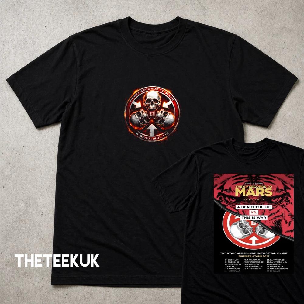 30 Seconds To Mars Beautiful Lie This Is War Tour T Shirt Adults Kids 2XL