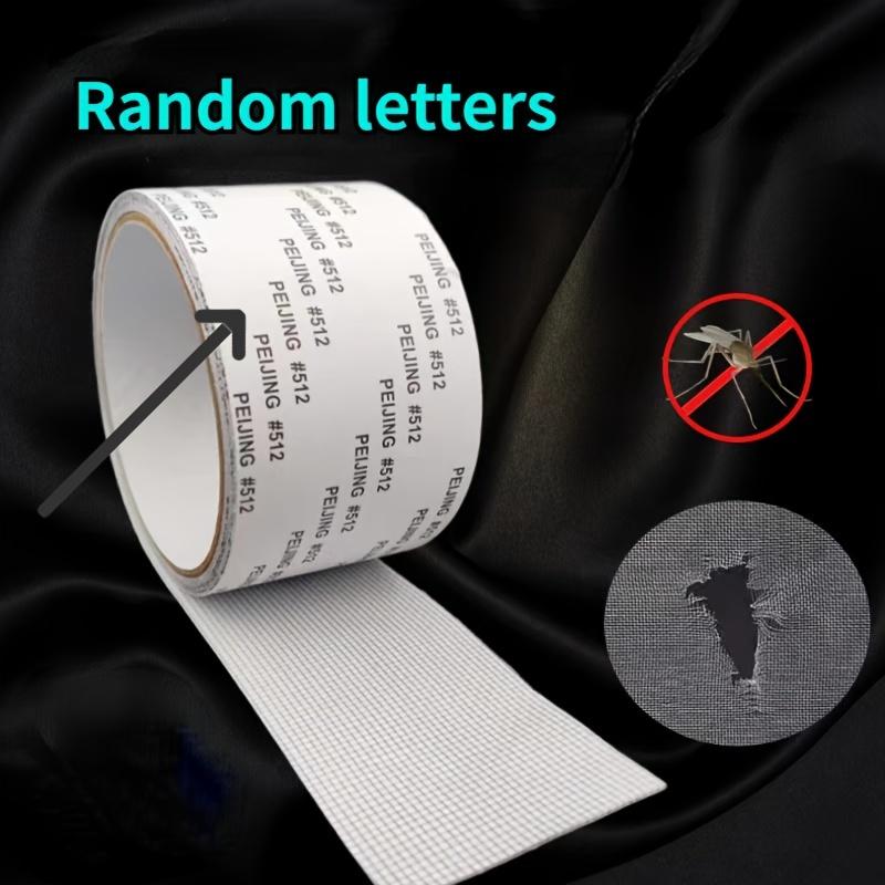 Flexible High-Strength Self-Adhesive Screen Repair Tape, Waterproof Mesh Patch for Window and Door Screens, Anti-Mosquito Cloth Surfaces Fix