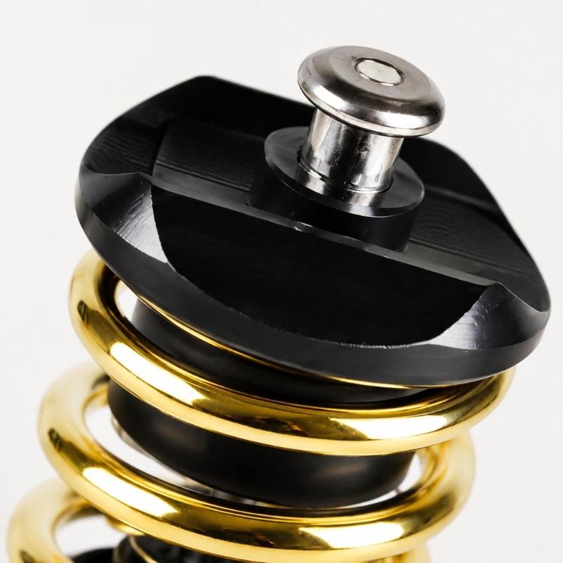 Coils-Spring Rear Suspension Replacements for Folding Bikes with Nylon Housing, Stainless Steel Shafts, and Metal End Posts