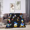 Daisy Duck and Donald   Blanket  Super Warm Print Plush Throw Blanket For Kids Couch Chair Flannel Bedspread Bed Cover