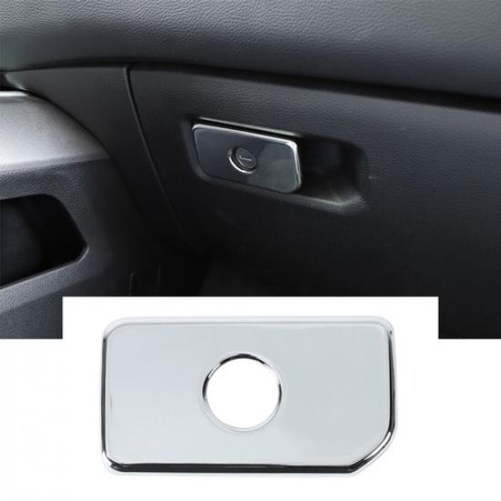 Chrome Co-pilot Passenger Storage Box Handle Decor Cover Trim For Dodge Ram 18+