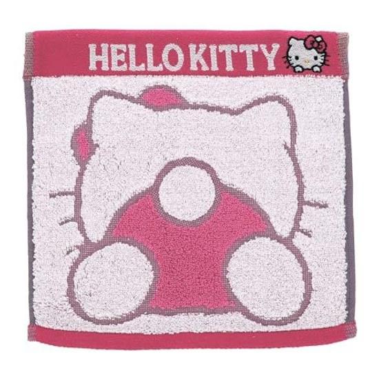 Marushin Handkerchief Sanrio Hello Kitty Pretty Hip Organic Cotton Antibacterial Deodorization Processing Non-Twisted Yarn