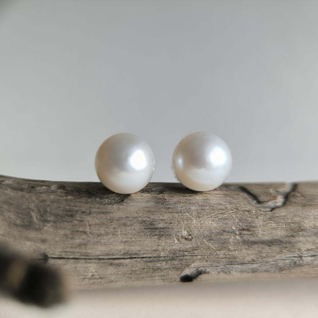 Silver Earrings with Natural Pearls (2207399)