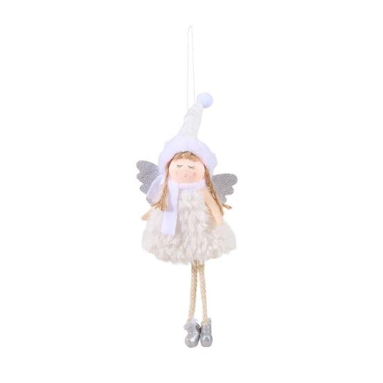 Christmas Angel Doll Decoration Plush Angel Christmas Tree Hanging Ornaments for Christmas Party New Year Wedding Valentine's Day Decoration