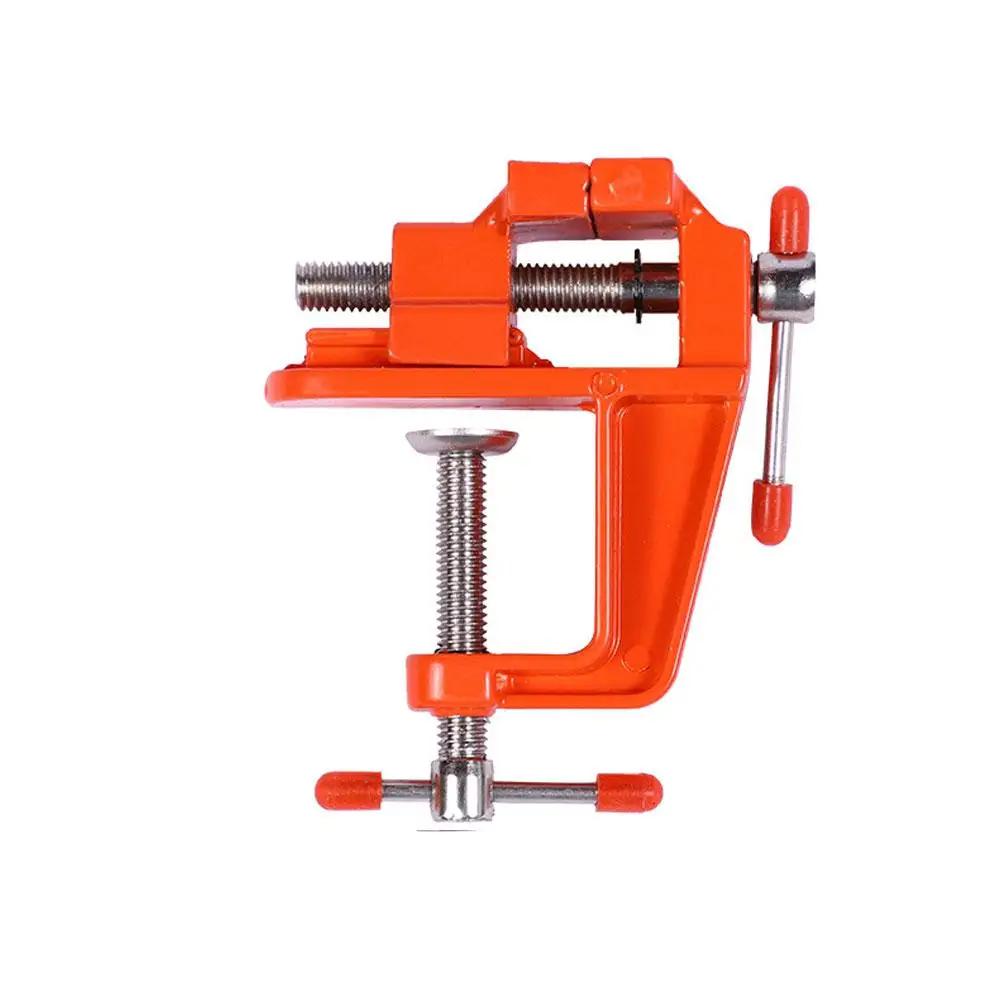 Mini Jewelry Table Bench Clamp Vise Aluminum Muliti-Funcational Jewelers Miniature Bench Vice for DIY Craft Fixed Repair To C4P7