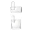 Mini Fish Tank with Lid Sturdy Amphibian Feeding Box Portable with Ventilation Turtle Tank for Home Table Bedroom Decorative