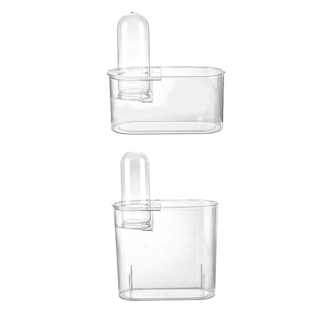 Mini Fish Tank with Lid Sturdy Amphibian Feeding Box Portable with Ventilation Turtle Tank for Home Table Bedroom Decorative