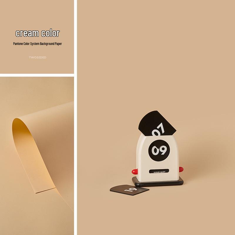 Macaron Colored Photography Background Paper - White, Blue, Red, Gray, Green, Pink, Beige Monochrome Cardstock Base