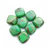 Grüner Kupfer-Türkis-Edelstein – Kissenförmige, quadratische Cabochons – Türkissteine ​​für die Schmuckherstellung