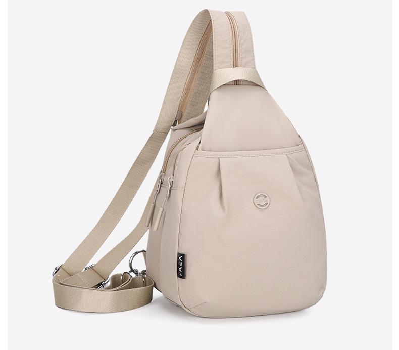 FAEA Stilvoller Leichter Crossbody-Rucksack: Modische, strukturierte, vielseitige Ein-Schulter-Tasche für Reisen.