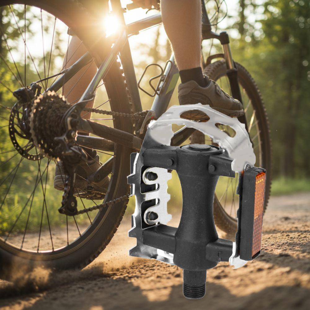 1 Pair Black Bike Pedals Lightweight Mountain Bike Pedals  for Mountain Bike,Road Bike