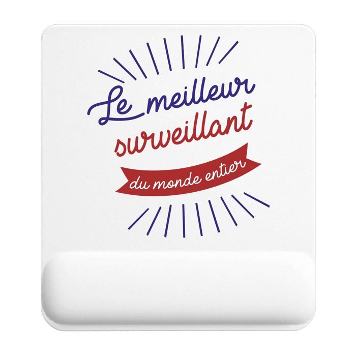 Tapis de souris - PLANETEE - Meilleur Monde - 22x18 cm - Surface lisse anti‑dérapante - Ép. 3 mm