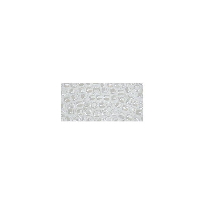 Delica-rocailles, 2,2mm àŠclat de perle, boîte, blanc albâtre, 9g