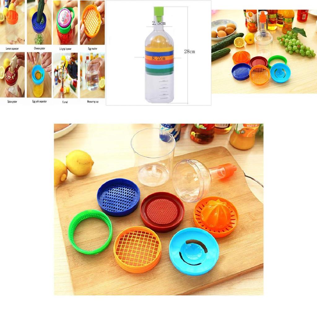 Multifunction 8 In 1 Kitchen Tools Slicer Grater Stylish Gadget For Effortless Cooking