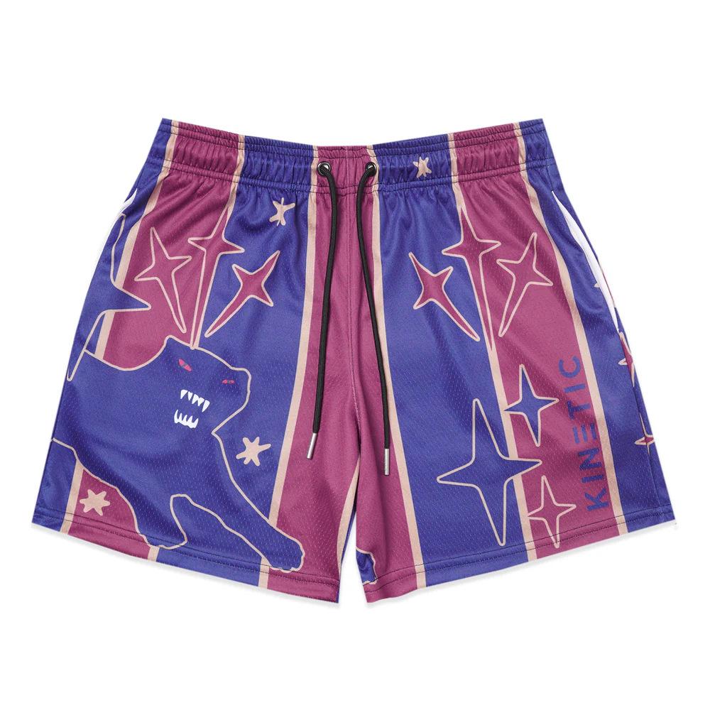 Trendy American Mesh Sports Shorts: Breathable, Sweat-Wicking Beach & Fitness Basketball Pants