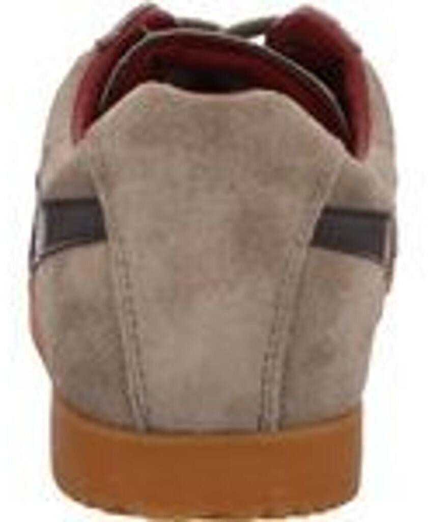 Gola Harrier Suede Sneakers (CMA192) Rhinoceros Color/dark Brown/dark Red