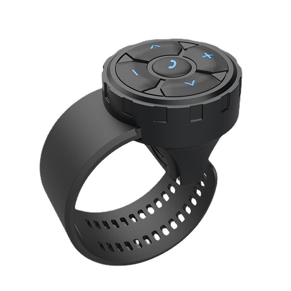 5 Key Wireless Remote Controller Button Helmet Earphone Motorcycle Handlebar Car Steering Wheel Control Media for IOS Android