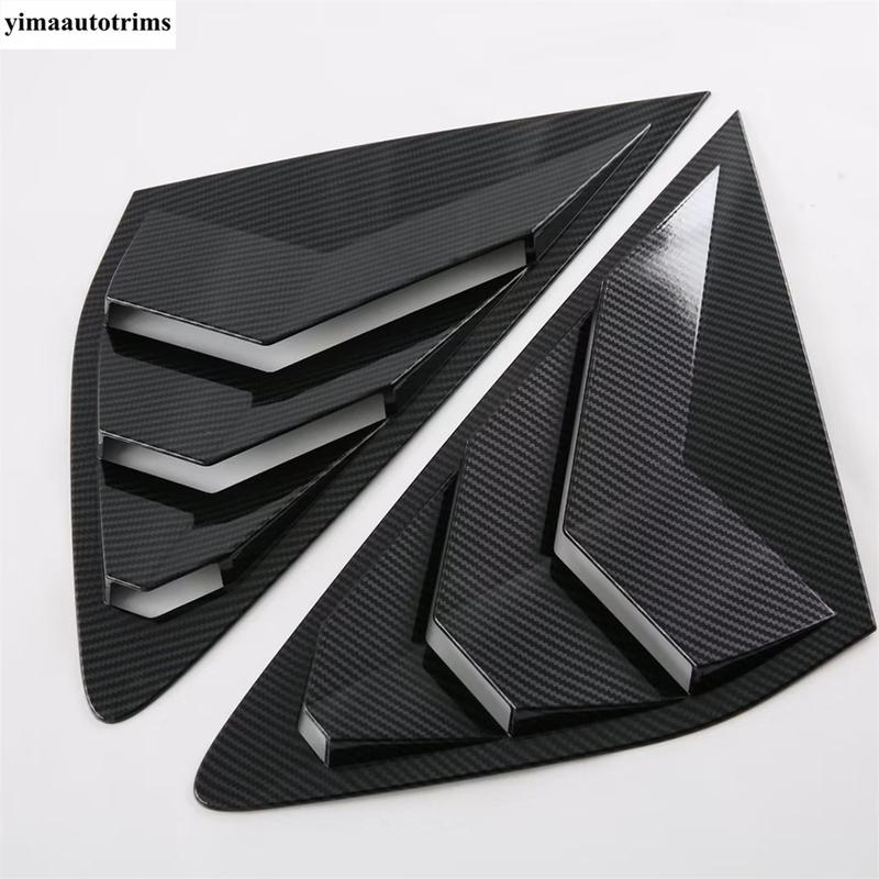 Rear Triangle Window Louver Shutter Shade Blind Side Air Vent Panel Cover Trim Accessories For Honda Accord Sedan 11th 2024