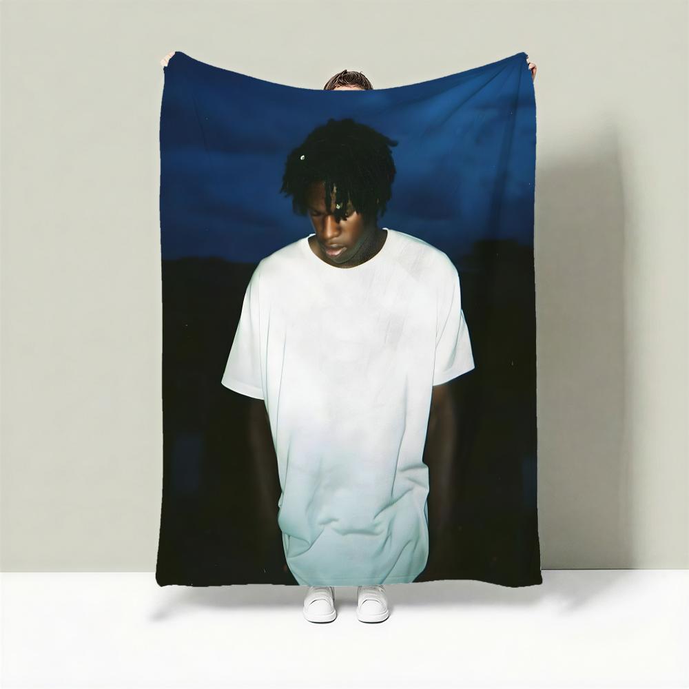 Singer D-Daniel Caesar Throw Lightweight 240g Flannel Blanket Soft Skin-friendly for Summer Cooling 75X95CM