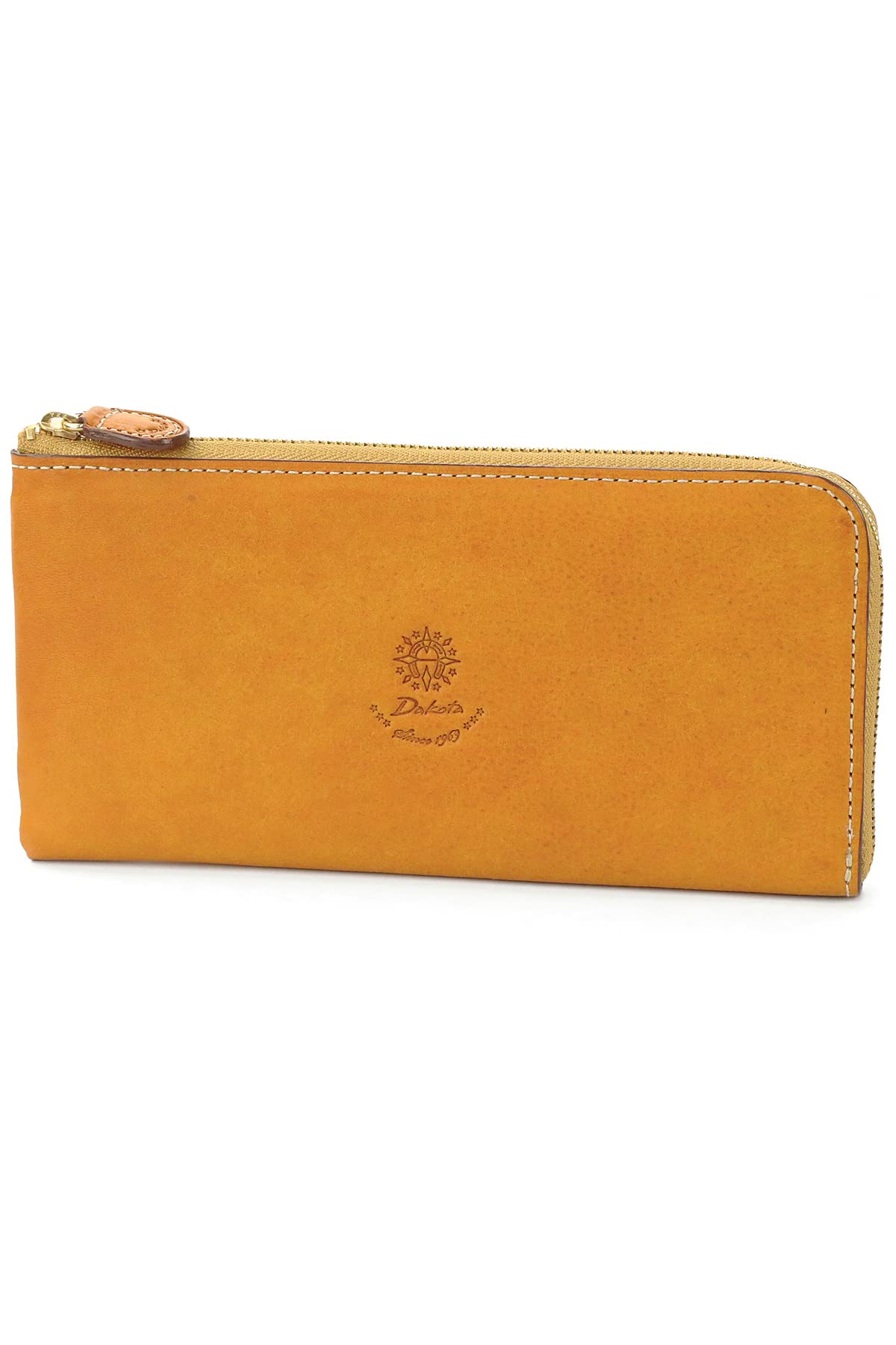 

Dakota Coraggio Long Wallet with Genuine Women s L-Shaped Zipper, Leather, Mustard, DA-36443-53 гірчичний