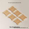 Bamboo Woven Dessert and Pastry Display Plate