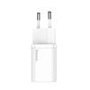 Baseus Super Si 1C Fast Charger Usb Type C 25W Power Delivery Quick Charge White (Ccsp020102)